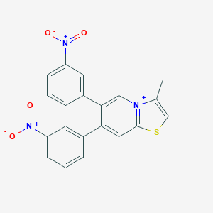 2,3-Dimethyl-6,7-bis(3-nitrophenyl)-[1,3]thiazolo[3,2-a]pyridin-4-ium