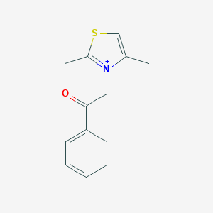 2,4-Dimethyl-3-(2-oxo-2-phenylethyl)-1,3-thiazol-3-ium