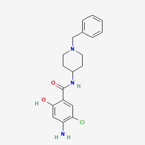 4-amino-N-(1-benzylpiperidin-4-yl)-5-chloro-2-hydroxybenzamide