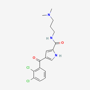 4-(2,3-dichlorobenzoyl)-N-[3-(dimethylamino)propyl]-1H-pyrrole-2-carboxamide