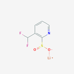 Lithium 3-(difluoromethyl)pyridine-2-sulfinate