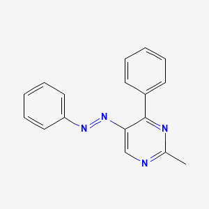 2-Methyl-4-phenyl-5-(2-phenyldiazenyl)pyrimidine