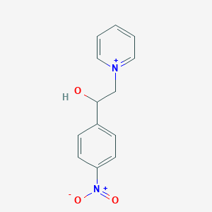 molecular formula C13H13N2O3+ B280493 1-(4-Nitrophenyl)-2-pyridin-1-ium-1-ylethanol 