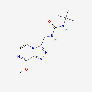 1-(Tert-butyl)-3-((8-ethoxy-[1,2,4]triazolo[4,3-a]pyrazin-3-yl)methyl)urea