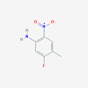 molecular formula C7H7FN2O2 B2804961 5-氟-4-甲基-2-硝基苯胺 CAS No. 428871-69-6