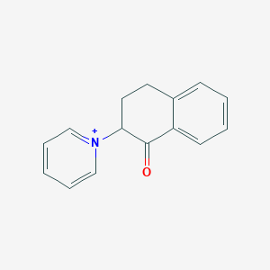 molecular formula C15H14NO+ B280497 1-(1-Oxo-1,2,3,4-tetrahydro-2-naphthalenyl)pyridinium 