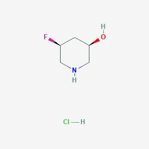 molecular formula C5H11ClFNO B2804982 cis-5-Fluoropiperidin-3-OL hcl CAS No. 2490344-75-5