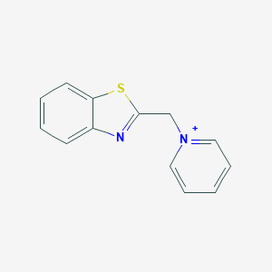 molecular formula C13H11N2S+ B280499 1-(1,3-Benzothiazol-2-ylmethyl)pyridinium 