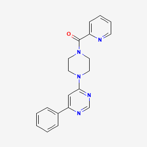 (4-(6-Phenylpyrimidin-4-yl)piperazin-1-yl)(pyridin-2-yl)methanone