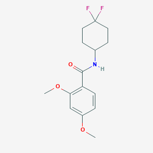 molecular formula C15H19F2NO3 B2805047 N-(4,4-difluorocyclohexyl)-2,4-dimethoxybenzamide CAS No. 2034422-36-9