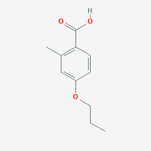 molecular formula C11H14O3 B2805077 2-Methyl-4-n-propoxybenzoic acid CAS No. 1310144-25-2