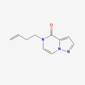 molecular formula C10H11N3O B2805099 5-But-3-enylpyrazolo[1,5-a]pyrazin-4-one CAS No. 2415516-93-5
