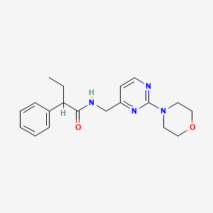 N-((2-morpholinopyrimidin-4-yl)methyl)-2-phenylbutanamide