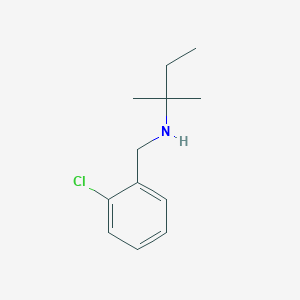molecular formula C12H18ClN B2805111 [(2-Chlorophenyl)methyl](2-methylbutan-2-YL)amine CAS No. 931992-06-2