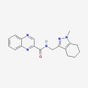 N-((1-methyl-4,5,6,7-tetrahydro-1H-indazol-3-yl)methyl)quinoxaline-2-carboxamide