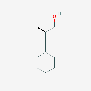 molecular formula C12H24O B2805145 (2S)-3-Cyclohexyl-2,3-dimethylbutan-1-ol CAS No. 2248202-65-3