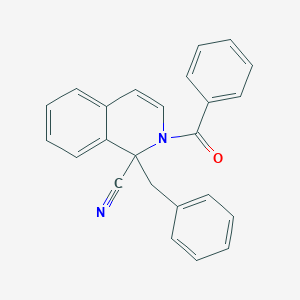 2-Benzoyl-1-benzylisoquinoline-1-carbonitrile