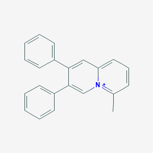 6-Methyl-2,3-diphenylquinolizinium
