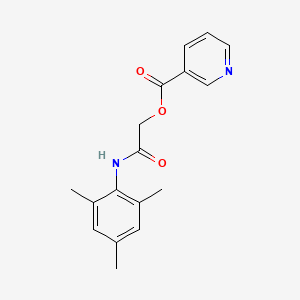 molecular formula C17H18N2O3 B2805192 2-(二甲基苯基氨基)-2-氧代乙酸基烟酸酯 CAS No. 876716-76-6