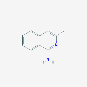 molecular formula C10H10N2 B2805216 1-异喹啉胺，3-甲基- CAS No. 155999-48-7