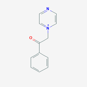 1-(2-Oxo-2-phenylethyl)pyrazin-1-ium