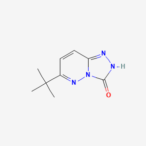 molecular formula C9H12N4O B2805223 6-tert-butyl-2H,3H-[1,2,4]triazolo[4,3-b]pyridazin-3-one CAS No. 2172475-34-0