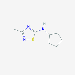 N-cyclopentyl-3-methyl-1,2,4-thiadiazol-5-amine