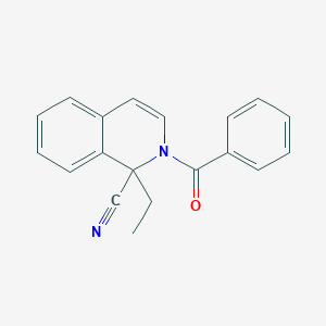 2-Benzoyl-1-ethylisoquinoline-1-carbonitrile