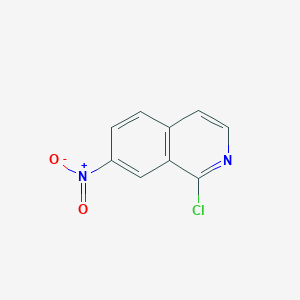 molecular formula C9H5ClN2O2 B2805288 1-氯-7-硝基异喹啉 CAS No. 244219-94-1