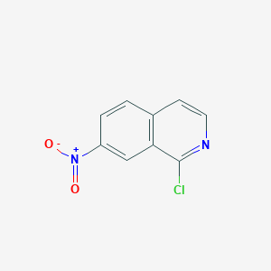 molecular formula C9H5ClN2O2 B2805288 1-Chloro-7-nitroisoquinoline CAS No. 244219-94-1