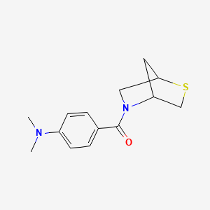 2-Thia-5-azabicyclo[2.2.1]heptan-5-yl(4-(dimethylamino)phenyl)methanone