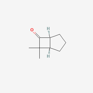 molecular formula C9H14O B2805349 (1R,5S)-7,7-Dimethylbicyclo[3.2.0]heptan-6-one CAS No. 1821738-74-2