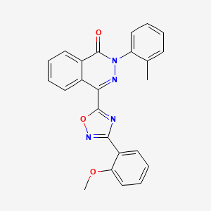 4-[3-(2-methoxyphenyl)-1,2,4-oxadiazol-5-yl]-2-(2-methylphenyl)-1,2-dihydrophthalazin-1-one