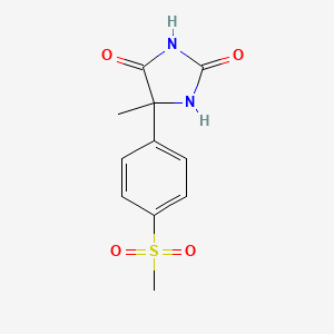 5-(4-Methanesulfonylphenyl)-5-methylimidazolidine-2,4-dione