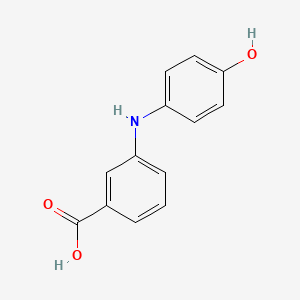 3-((4-Hydroxyphenyl)amino)benzoic acid