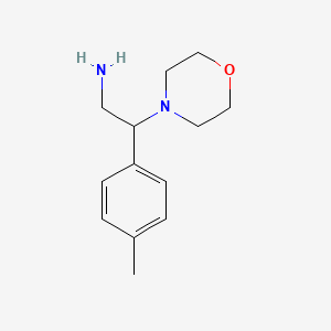 molecular formula C13H20N2O B2805409 2-Morpholin-4-yl-2-p-tolyl-ethylamine CAS No. 889940-02-7