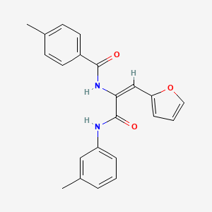 N-(2-Furan-2-yl-1-m-tolylcarbamoyl-vinyl)-4-methyl-benzamide