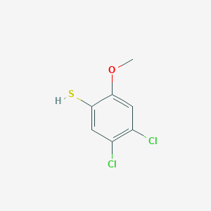 molecular formula C7H6Cl2OS B2805518 4,5-二氯-2-甲氧基苯硫醇 CAS No. 2384837-53-8