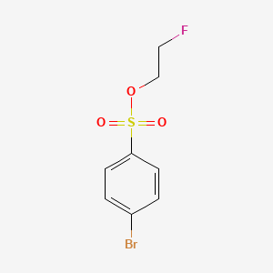 molecular formula C8H8BrFO3S B2805530 2-Fluoroethyl 4-bromobenzenesulfonate CAS No. 877067-23-7