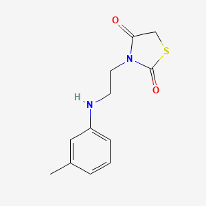 3-(2-(m-Tolylamino)ethyl)thiazolidine-2,4-dione