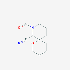 8-Acetyl-1-oxa-8-azaspiro[5.5]undecane-7-carbonitrile