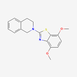 2-(3,4-dihydroisoquinolin-2(1H)-yl)-4,7-dimethoxybenzo[d]thiazole
