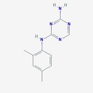 molecular formula C11H13N5 B2805559 N-(2,4-dimethylphenyl)-1,3,5-triazine-2,4-diamine CAS No. 58759-27-6