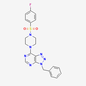 B2805760 3-benzyl-7-(4-((4-fluorophenyl)sulfonyl)piperazin-1-yl)-3H-[1,2,3]triazolo[4,5-d]pyrimidine CAS No. 946316-14-9