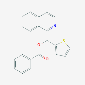 1-Isoquinolinyl(2-thienyl)methyl benzoate