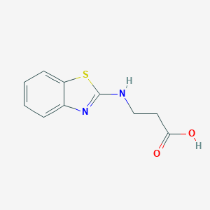 molecular formula C10H10N2O2S B028058 3-(苯并噻唑-2-基氨基)-丙酸 CAS No. 104344-75-4