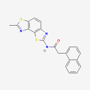 N-(7-methyl-[1,3]thiazolo[5,4-e][1,3]benzothiazol-2-yl)-2-naphthalen-1-ylacetamide