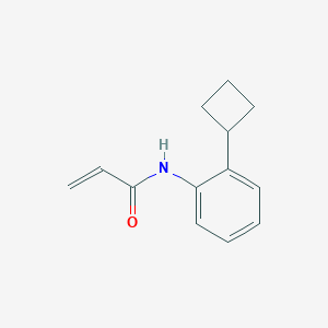 B2805811 N-(2-Cyclobutylphenyl)prop-2-enamide CAS No. 2361638-83-5