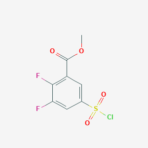 Methyl 5-(chlorosulfonyl)-2,3-difluorobenzoate