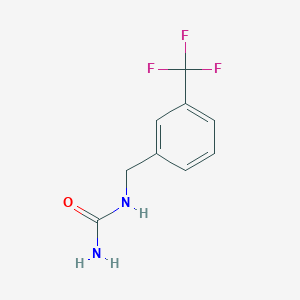 molecular formula C9H9F3N2O B2805897 N-[3-(trifluoromethyl)benzyl]urea CAS No. 296277-59-3